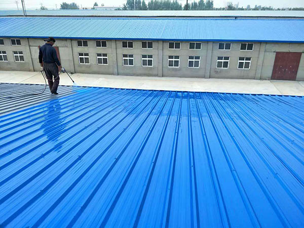 高台 彩钢瓦喷漆翻新工业厂房、仓库